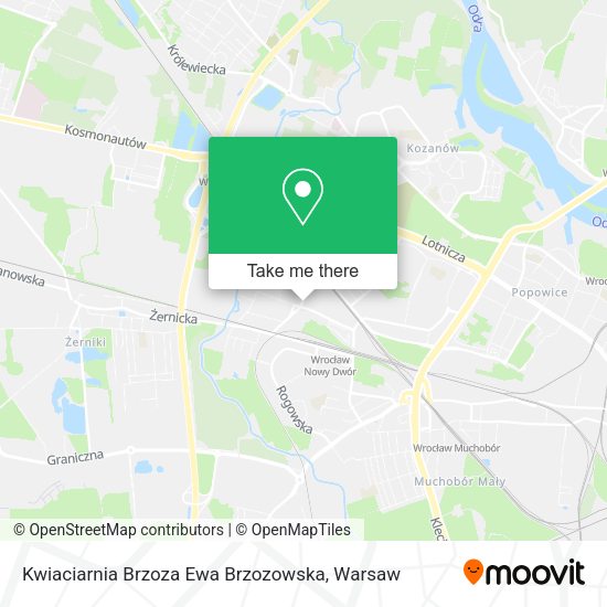 Kwiaciarnia Brzoza Ewa Brzozowska map