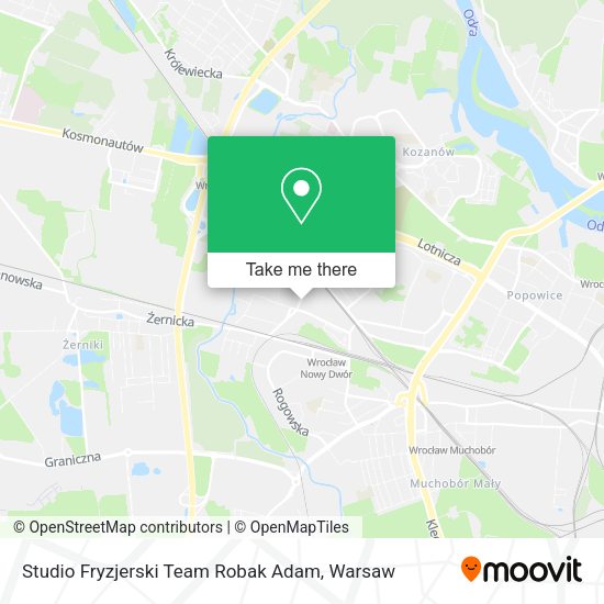 Studio Fryzjerski Team Robak Adam map