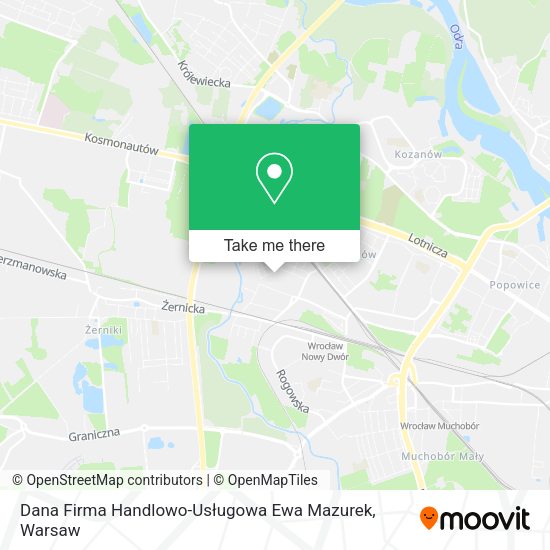 Dana Firma Handlowo-Usługowa Ewa Mazurek map