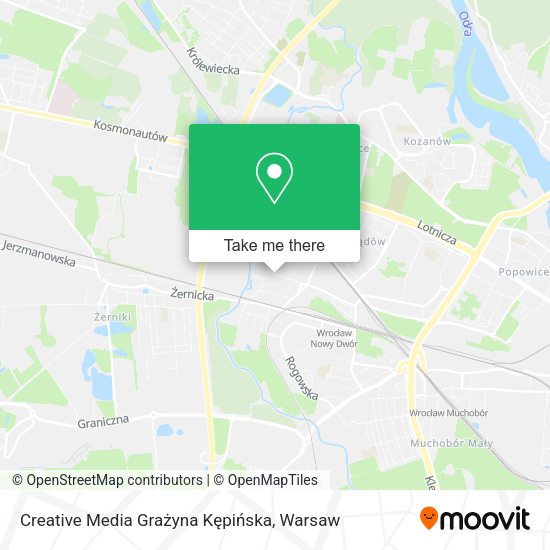 Creative Media Grażyna Kępińska map