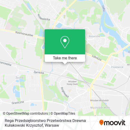 Rega Przedsiębiorstwo Przetwórstwa Drewna Kułakowski Krzysztof map