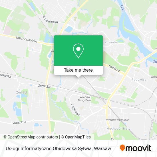 Usługi Informatyczne Obidowska Sylwia map