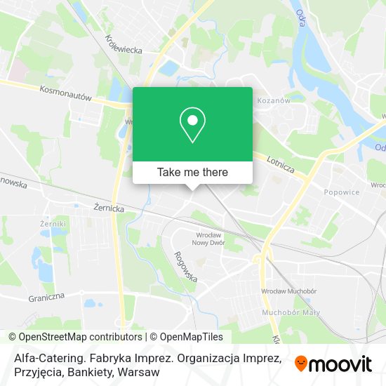 Alfa-Catering. Fabryka Imprez. Organizacja Imprez, Przyjęcia, Bankiety map