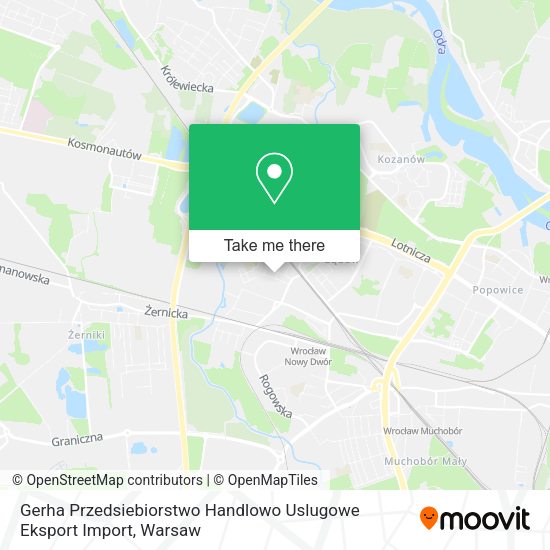 Gerha Przedsiebiorstwo Handlowo Uslugowe Eksport Import map