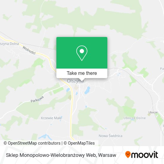 Sklep Monopolowo-Wielobranżowy Web map