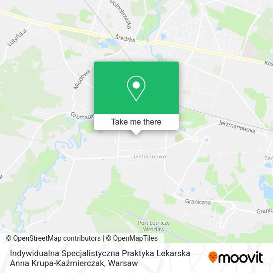 Indywidualna Specjalistyczna Praktyka Lekarska Anna Krupa-Kaźmierczak map