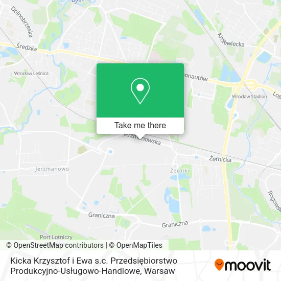 Kicka Krzysztof i Ewa s.c. Przedsiębiorstwo Produkcyjno-Usługowo-Handlowe map