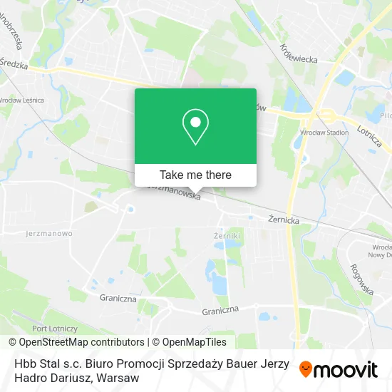 Hbb Stal s.c. Biuro Promocji Sprzedaży Bauer Jerzy Hadro Dariusz map