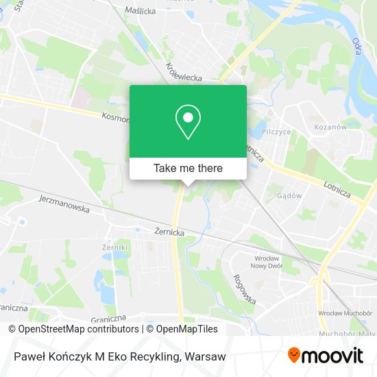 Paweł Kończyk M Eko Recykling map