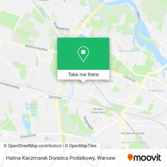 Halina Kaczmarek Doradca Podatkowy map