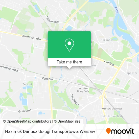 Карта Nazimek Dariusz Usługi Transportowe