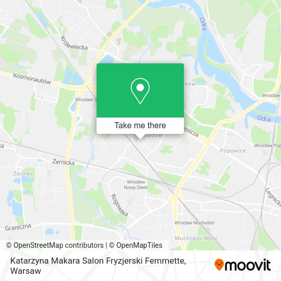 Katarzyna Makara Salon Fryzjerski Femmette map