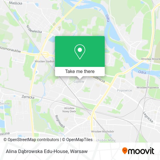 Alina Dąbrowska Edu-House map