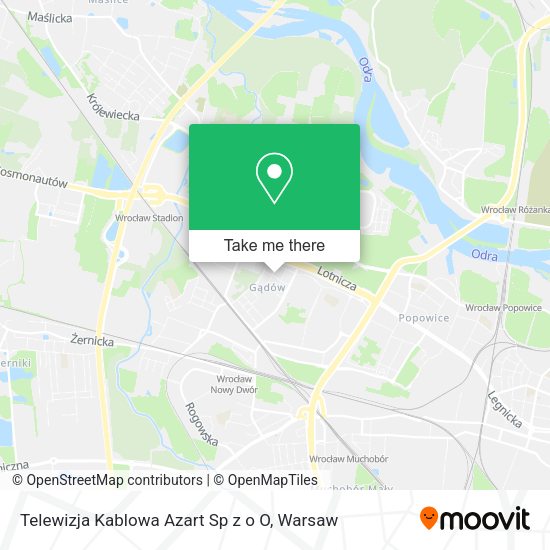 Telewizja Kablowa Azart Sp z o O map