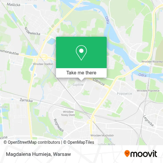Magdalena Humieja map