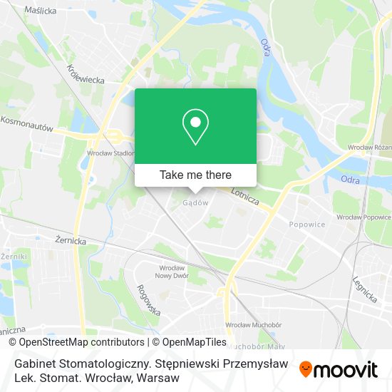 Gabinet Stomatologiczny. Stępniewski Przemysław Lek. Stomat. Wrocław map