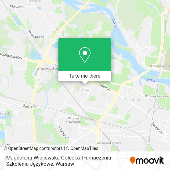 Magdalena Wicijewska Golecka Tłumaczenia Szkolenia Językowe map