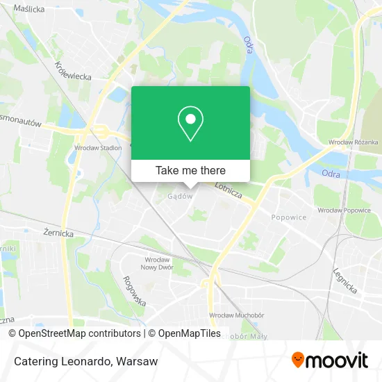 Catering Leonardo map