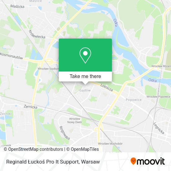 Reginald Łuckoś Pro It Support map