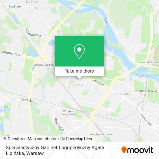 Specjalistyczny Gabinet Logopedyczny Agata Lipińska map