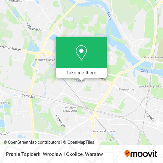 Pranie Tapicerki Wrocław i Okolice map