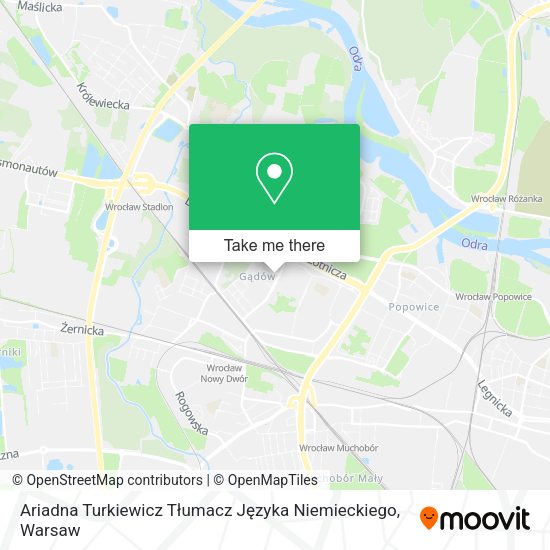 Ariadna Turkiewicz Tłumacz Języka Niemieckiego map