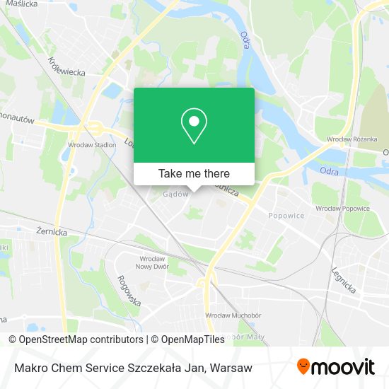 Makro Chem Service Szczekała Jan map