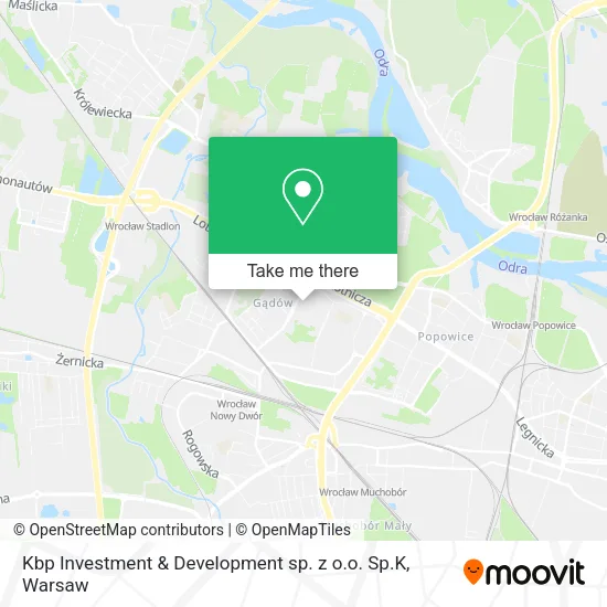 Карта Kbp Investment & Development sp. z o.o. Sp.K