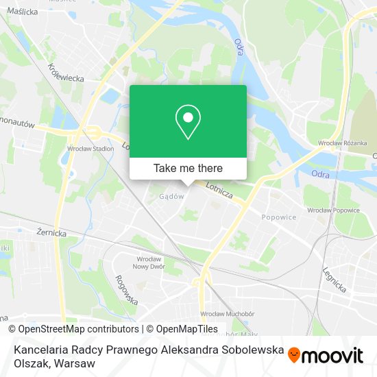 Kancelaria Radcy Prawnego Aleksandra Sobolewska Olszak map