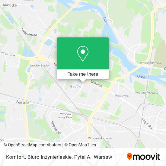 Komfort. Biuro Inżynierieskie. Pytel A. map