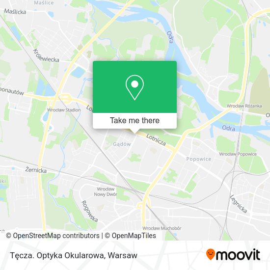 Tęcza. Optyka Okularowa map