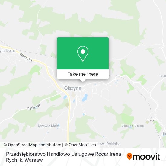 Przedsiębiorstwo Handlowo Usługowe Rocar Irena Rychlik map