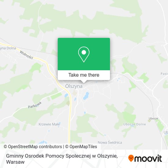 Gminny Osrodek Pomocy Spolecznej w Olszynie map