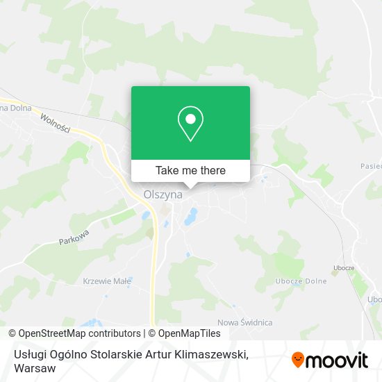 Usługi Ogólno Stolarskie Artur Klimaszewski map