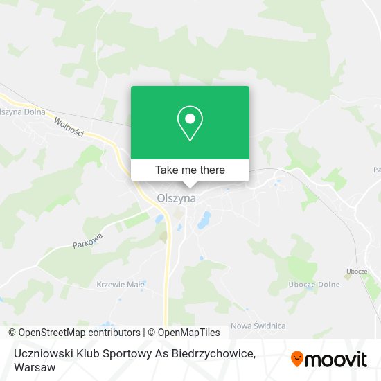 Uczniowski Klub Sportowy As Biedrzychowice map