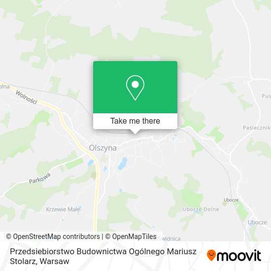 Przedsiebiorstwo Budownictwa Ogólnego Mariusz Stolarz map