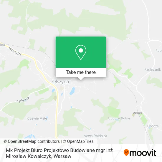 Карта Mk Projekt Biuro Projektowo Budowlane mgr Inż Mirosław Kowalczyk