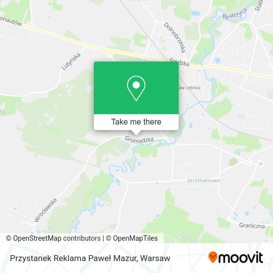 Przystanek Reklama Paweł Mazur map