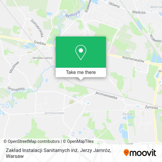 Zakład Instalacji Sanitarnych inż. Jerzy Jamróz map