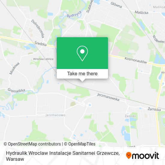 Hydraulik Wroclaw Instalacje Sanitarnei Grzewcze map