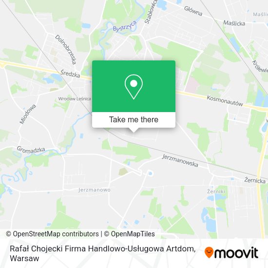 Rafał Chojecki Firma Handlowo-Usługowa Artdom map