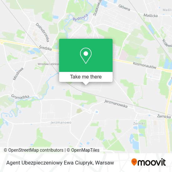 Agent Ubezpieczeniowy Ewa Ciupryk map