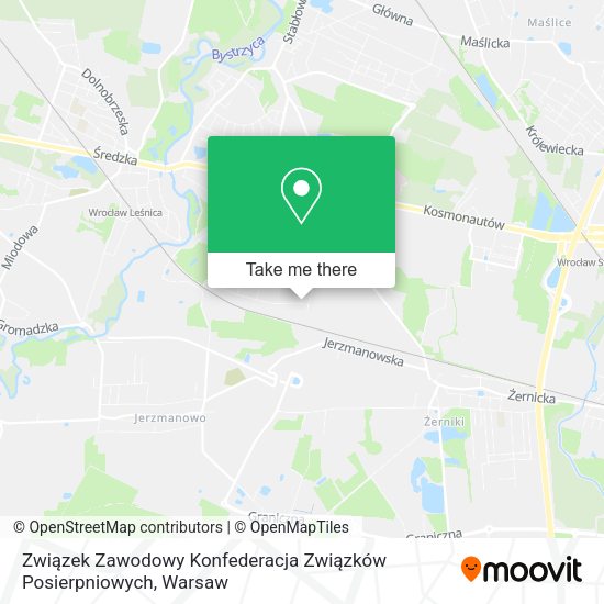 Związek Zawodowy Konfederacja Związków Posierpniowych map