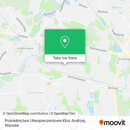 Pośrednictwo Ubezpieczeniowe Kłos Andrzej map