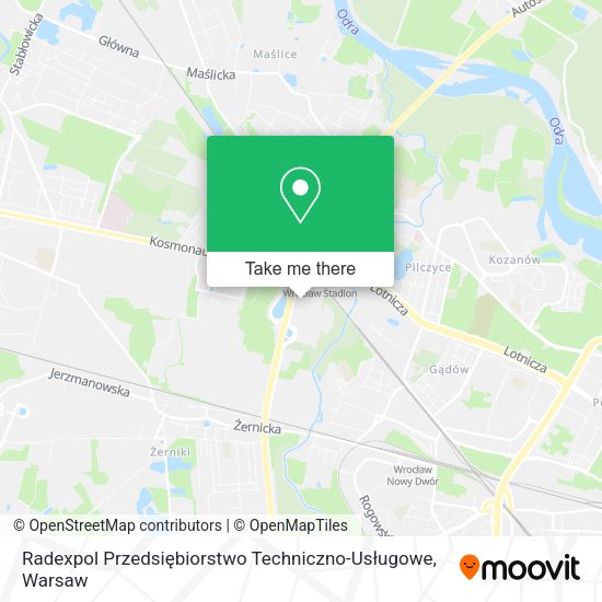 Radexpol Przedsiębiorstwo Techniczno-Usługowe map