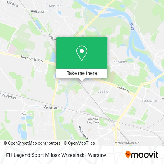 FH Legend Sport Miłosz Wrzesiński map