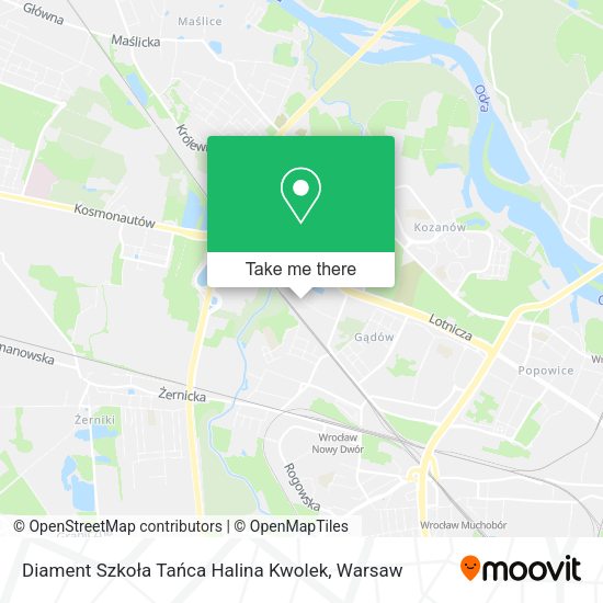 Diament Szkoła Tańca Halina Kwolek map