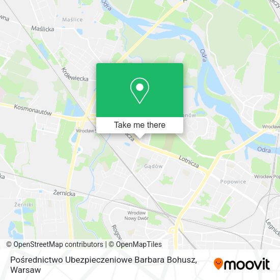 Pośrednictwo Ubezpieczeniowe Barbara Bohusz map