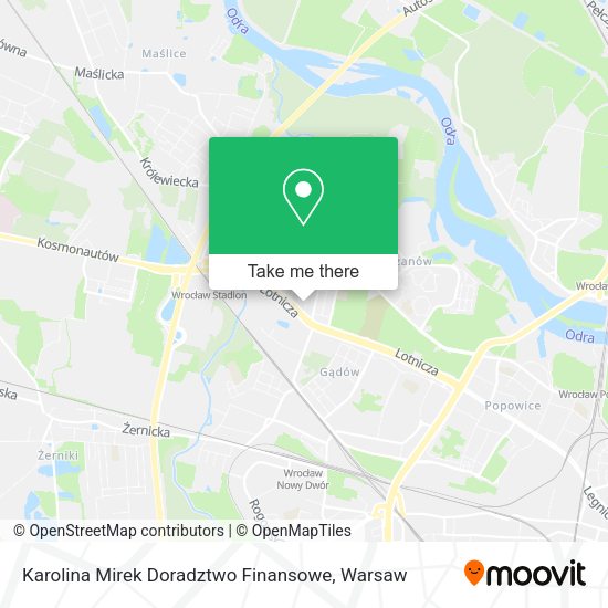 Karolina Mirek Doradztwo Finansowe map