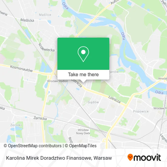 Карта Karolina Mirek Doradztwo Finansowe